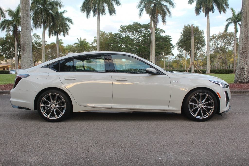 This is the Cadillac CT5-V. The CT5 lineup will receive a mid-cycle refresh for the 2025 or 2024.5 model year.