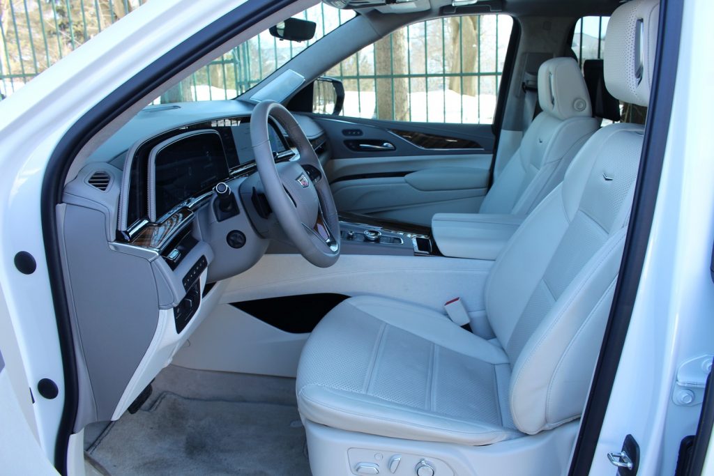 2022 cadillac escalade interior