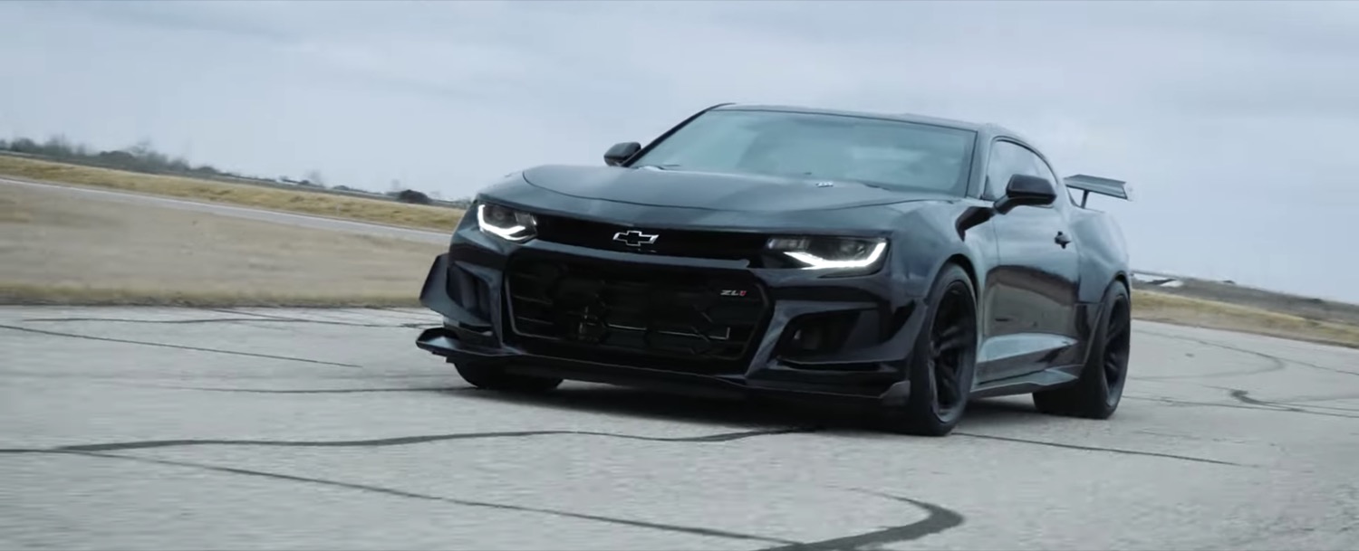 Hennessey-Tuned Chevy Camaro ZL1 1LE Makes All The Right Noises: Video