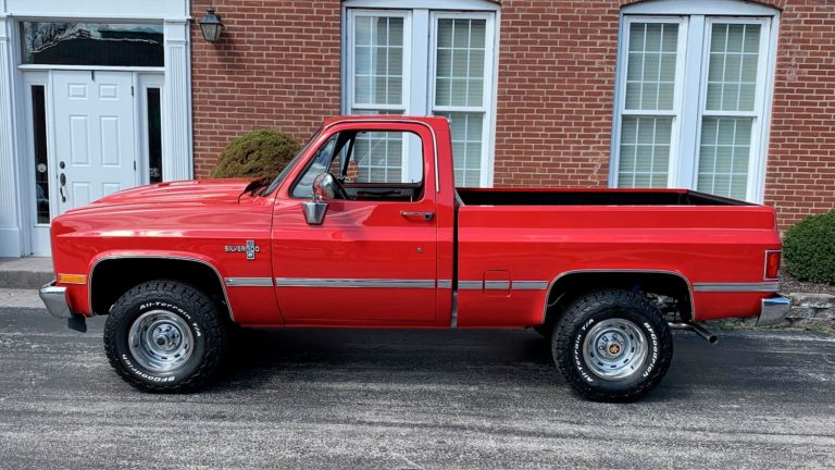 Pristine 1987 Chevy K10 Silverado Pickup Sells For $40K At Auction