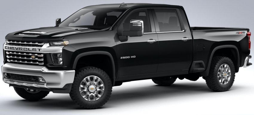 021 Chevrolet Silverado HD LTZ Mosaic Black Metallic GB8