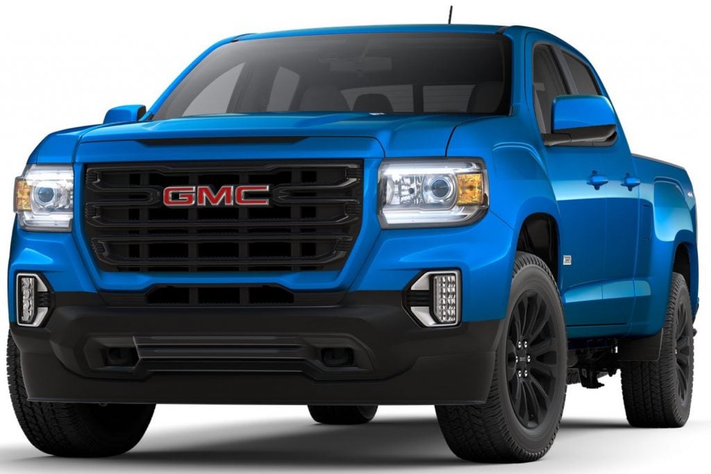 Dynamic Blue Metallic Color For 2021 GMC Canyon First Look