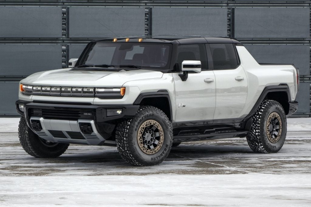 Tesla store hummer truck