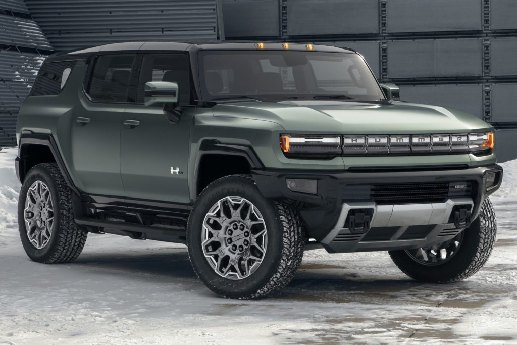 Hummer EV SUV vs. Hummer EV Pickup: Photo Comparison