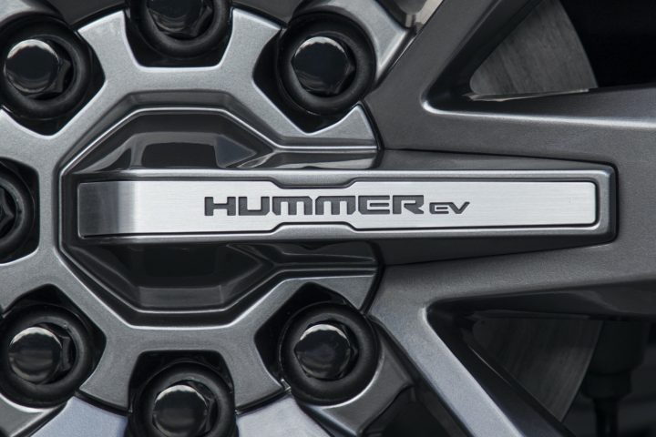 The Hummer EV logo.