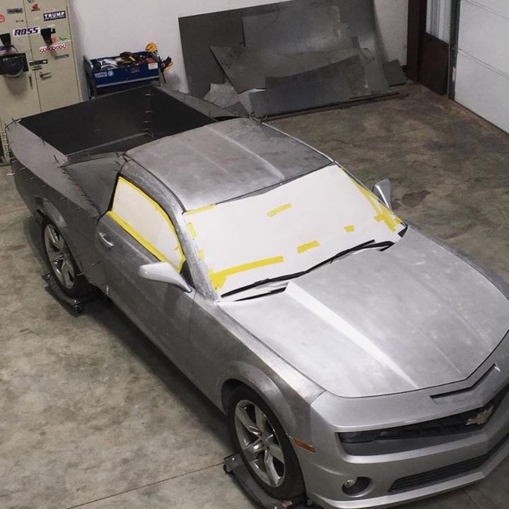 Design And Restoration Shop Creates Chevy Camaro Ute