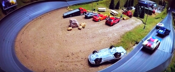 Diecast best sale race track