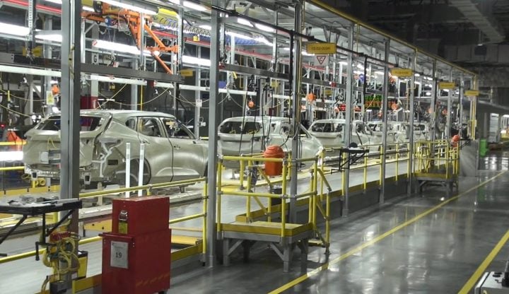 New units of the Chevy Blazer under production.