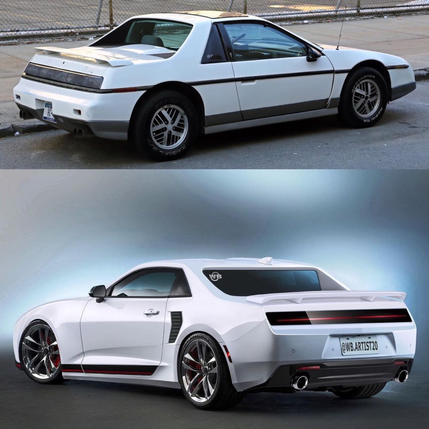 Modern-Day Pontiac Fiero Rendered With Contemporary Styling