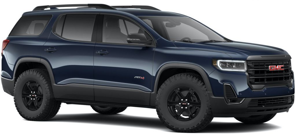 2021 GMC Acadia AT4 Midnight Blue Metallic
