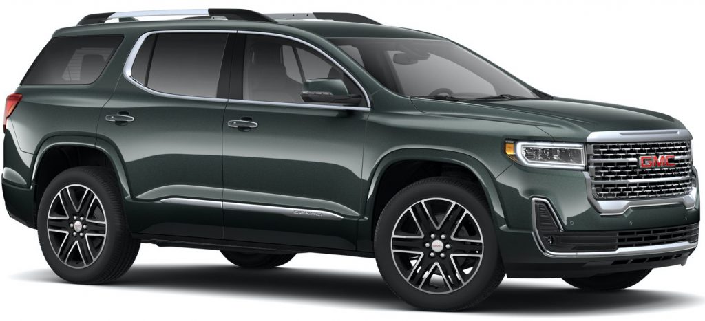 2021 GMC Acadia Gets New Hunter Metallic Color: First Look