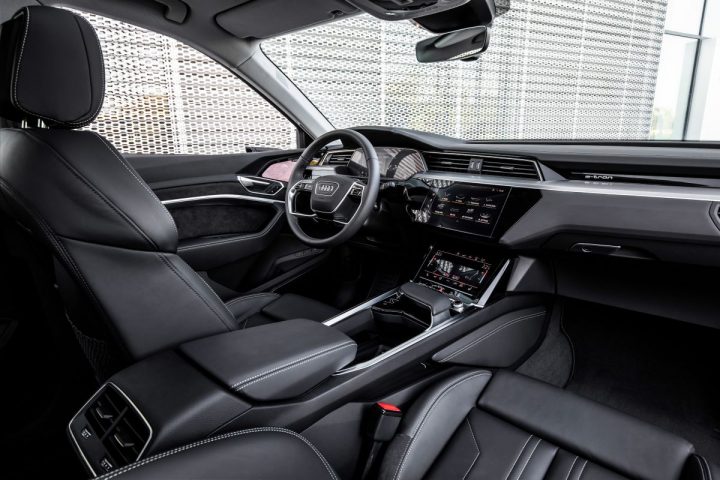Audi e-tron interior.
