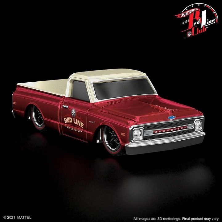 Free Shipping! Hot Wheels RLC Exclusive 1969 Chevy® C-10 In-Hand 