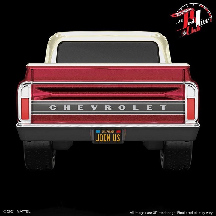 Hot Wheels Red Line Club 1969 Chevy C10 Available To Order