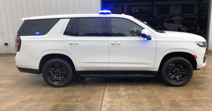 Check Out The Emergency Lights For The 2021 Chevy Tahoe Ppv