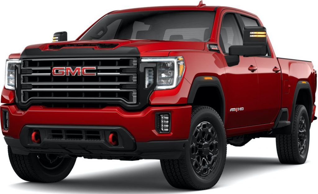 gele Surrey arm 2021 GMC Sierra HD Gets New Cayenne Red Color: First Look