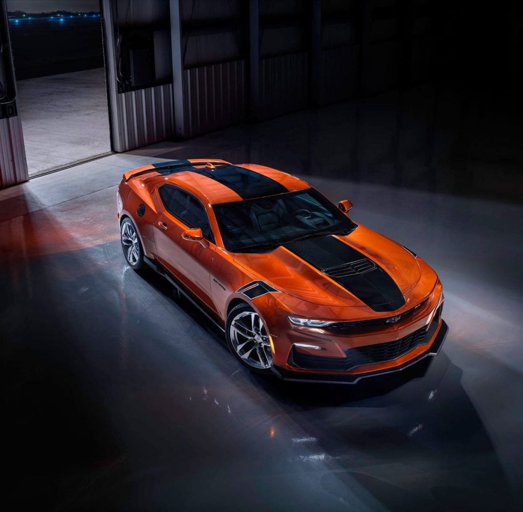 2022 Chevy Camaro Vivid Orange Paint