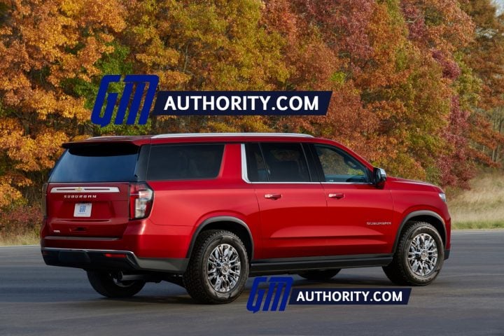 A Chevy Suburban HD rendering created by GM Authority.