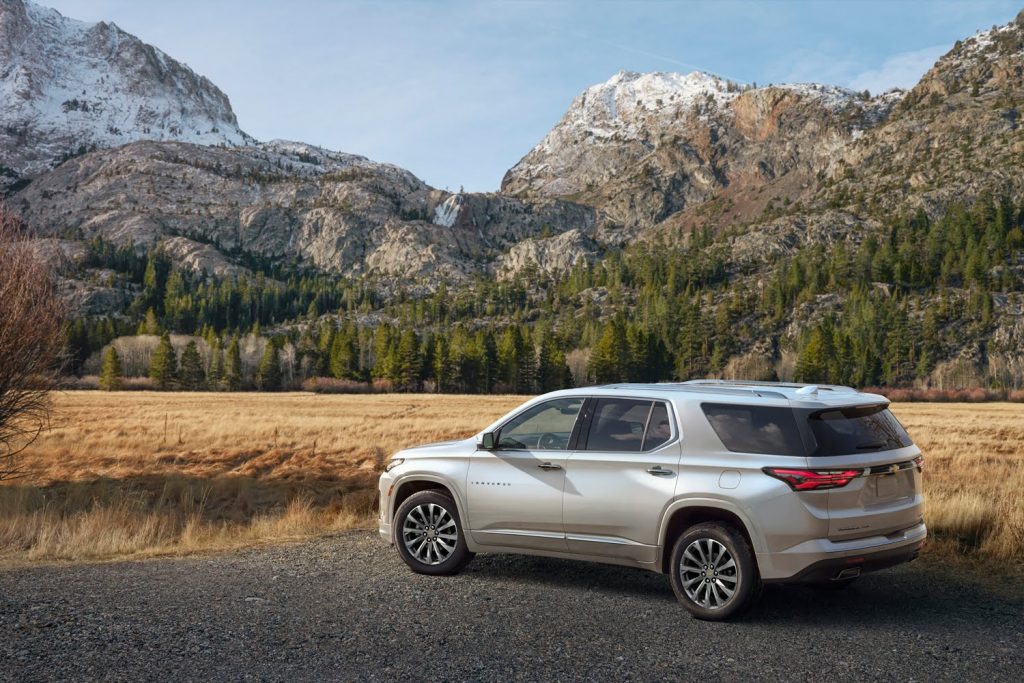 Shown here is the second-generation Chevy Traverse in the Premier trim. GM debuted an all-new, third-gen 2024 Chevy Traverse.