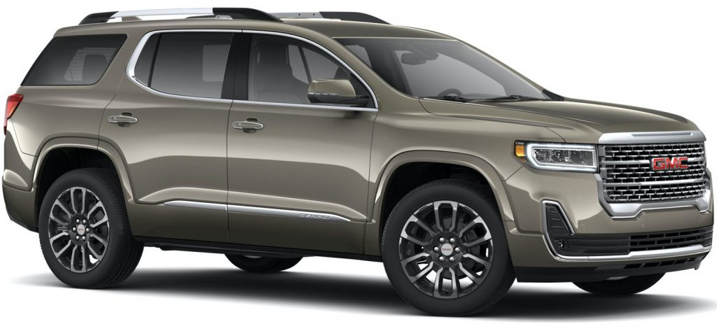 2022 GMC Acadia Color Options