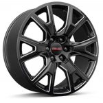 22-inch 6-Spoke Low Gloss Black Wheels with Machined Accents (SEV)