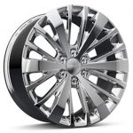 22-inch Bright Chrome six-split-spoke wheels (SF1)