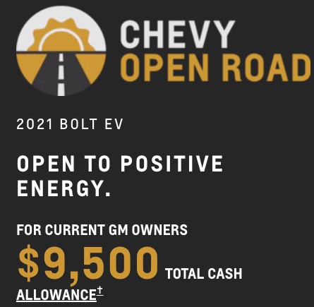 Chevrolet Bolt EV discount