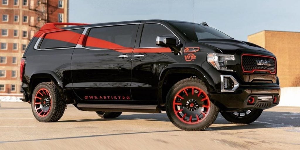 Artist Imagines ModernDay GMC SierraBased ATeam Van