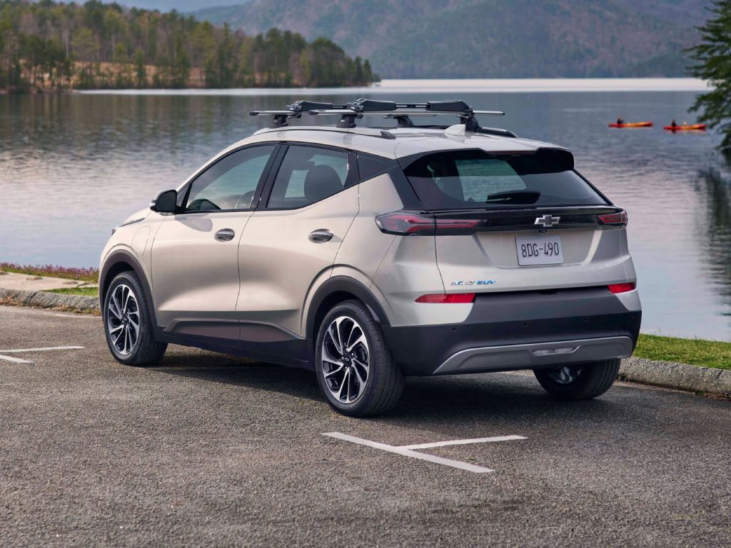 This is the Chevy Bolt EUV all-electric subcompact crossover and slightly larger sibling to the Chevy Bolt EV.
