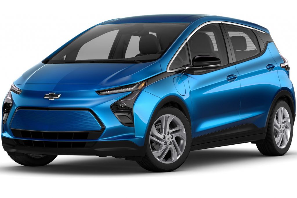 2022 Chevrolet Bolt EV Bright Blue Metallic
