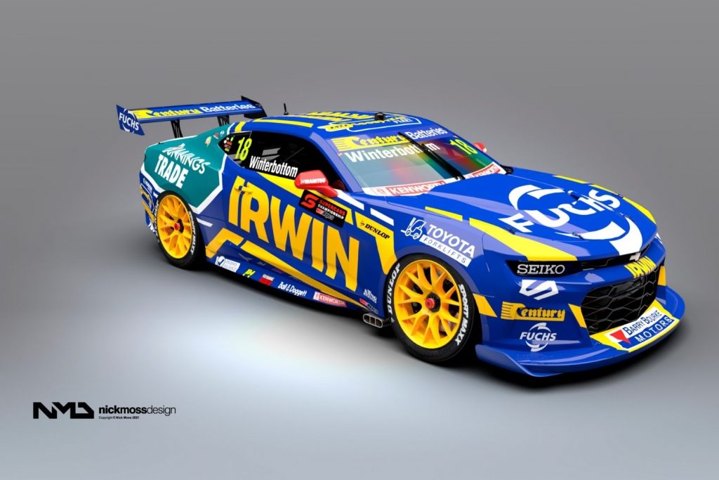 Aussie Supercars Team Reveals New Chevy Camaro ZL1 Race Liveries