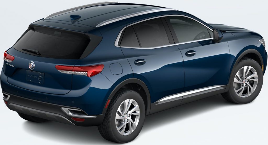 Rear view of the 2023 Buick Envision.