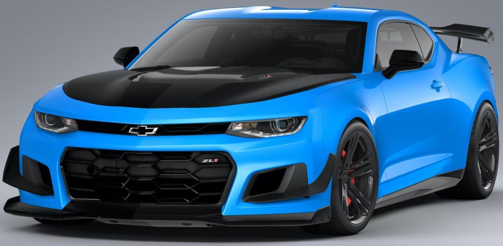 2022 Chevy Camaro Gets New Rapid Blue Color First Look