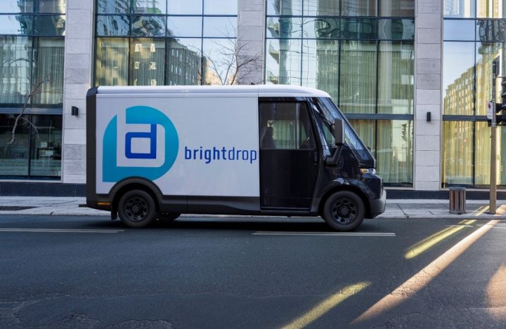 The Chevy BrightDrop delivery van, available through GM Envolve.