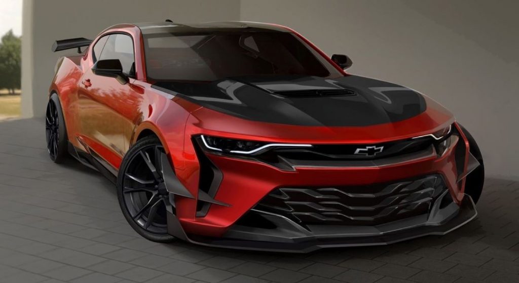 Chevrolet Camaro ZL1 1LE Concept Sketch GM Design September 2021 001 1024x559 