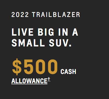 Chevy Trailblazer discount