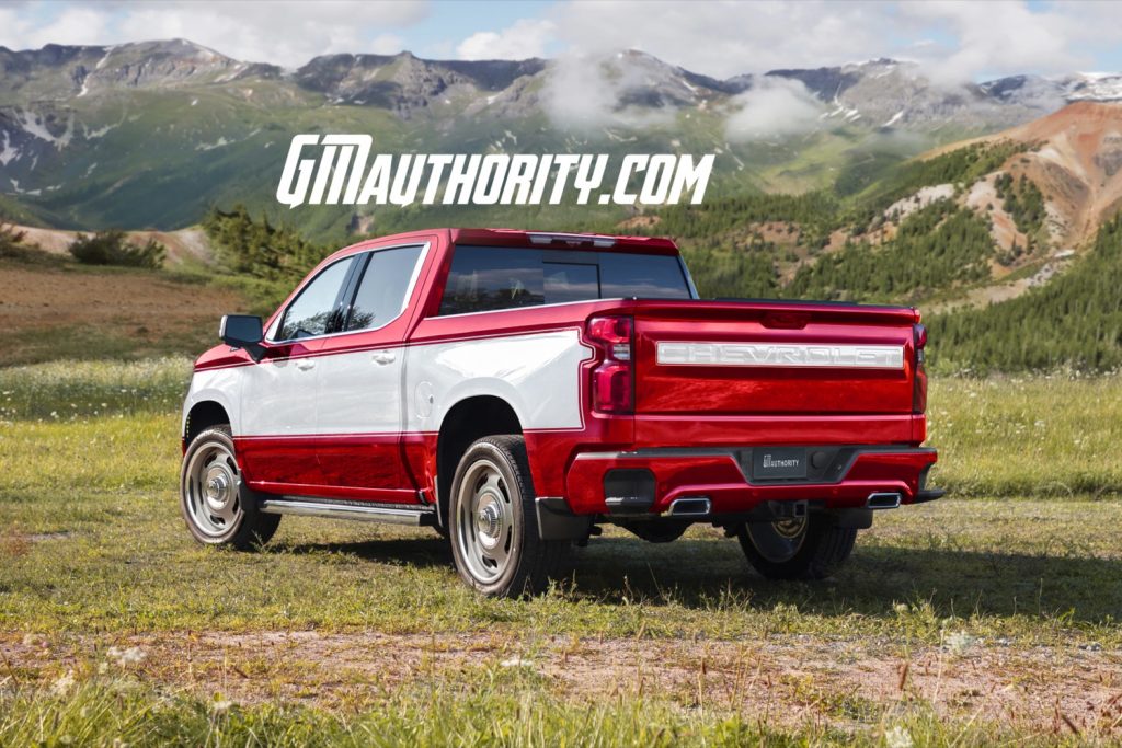 We Render A Retro 2022 Silverado Cheyenne Light Duty Truck