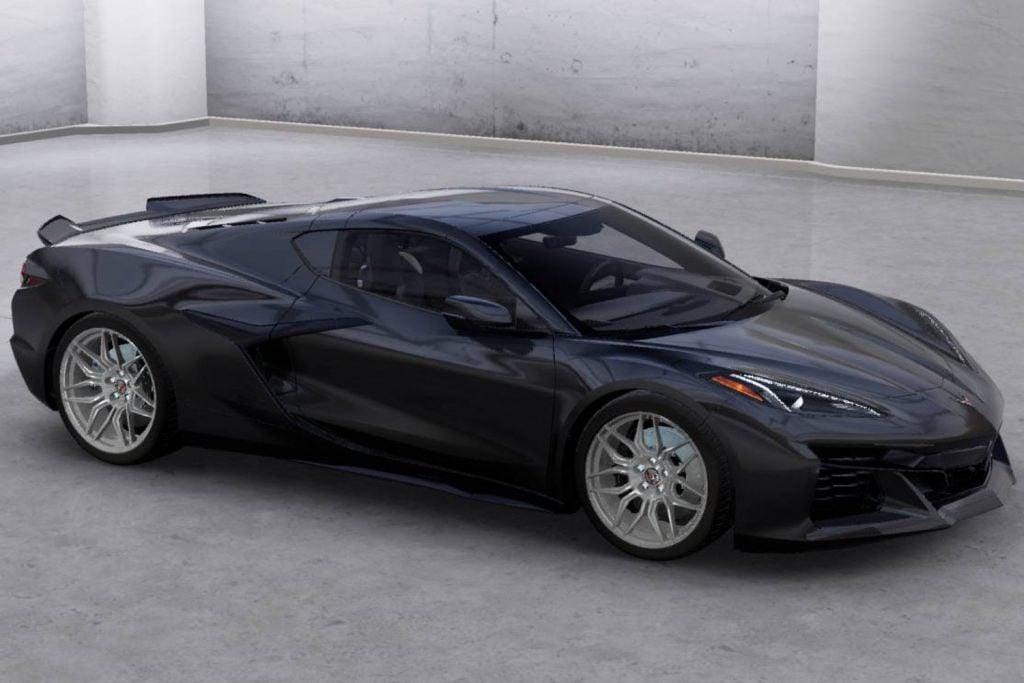 2022 corvette stingray matte black