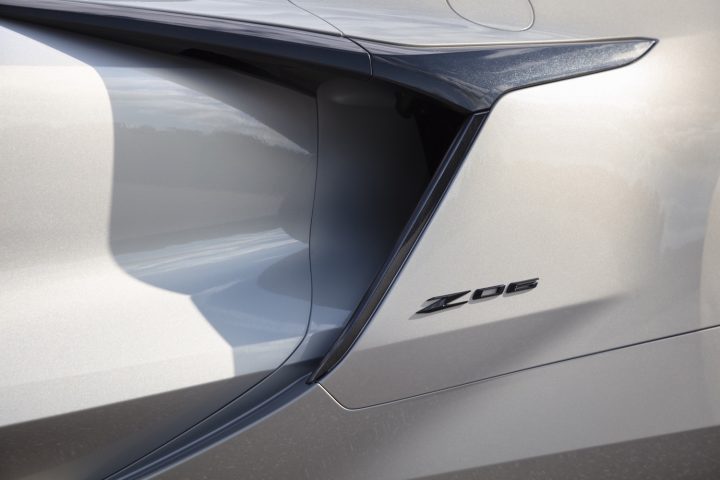 Photo of 2025 Corvette Z06 logo.