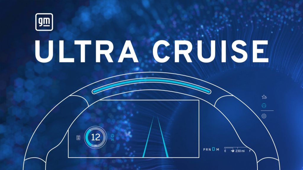 GM's Ultra Cruise infographics for upcoming semi autonomous vehicles.