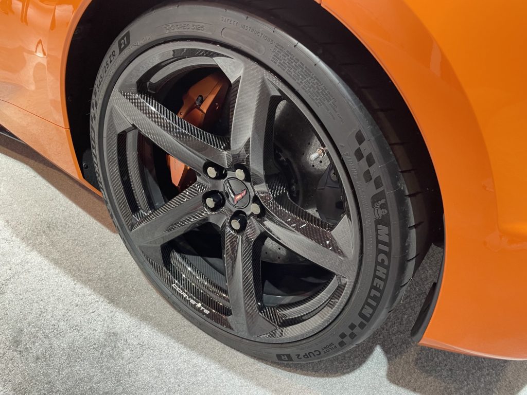 Carbon Revolution wheels used by GM on the 2023 Chevy Corvette Z06.