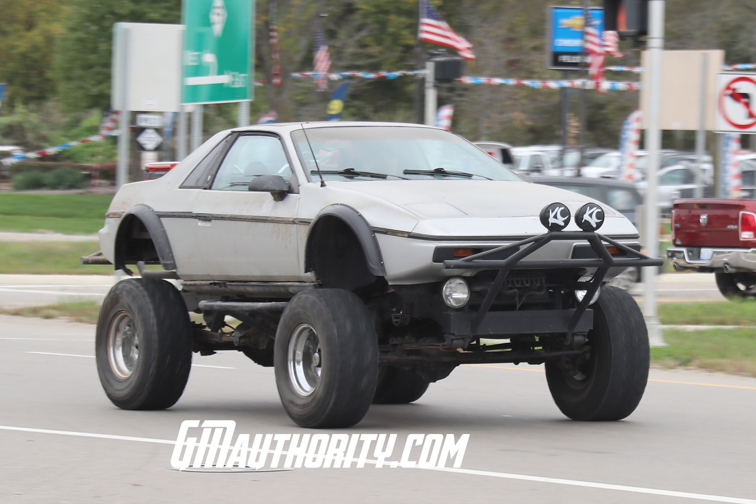 Lifted Pontiac Fiero Caught Hauling Ass Around Metro Detroit