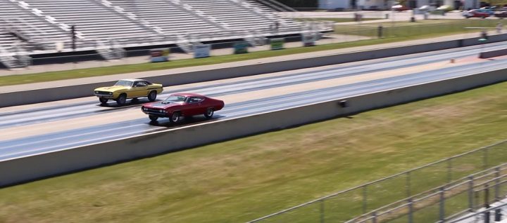 1969 Yenko Camaro Races A Ford Torino Super Cobra Jet: Video