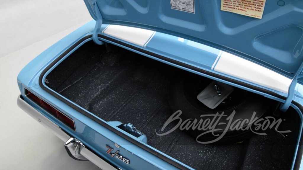 1969 Chevrolet Camaro Z-28 – trunk 001 – Barrett Jackson – Carolina ...