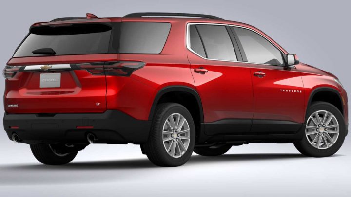 2022 Chevy Traverse Gets New Cherry Red Tintcoat Color