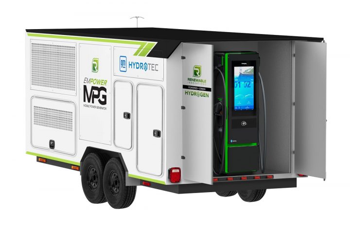 A GM HydroTec mobile generator.