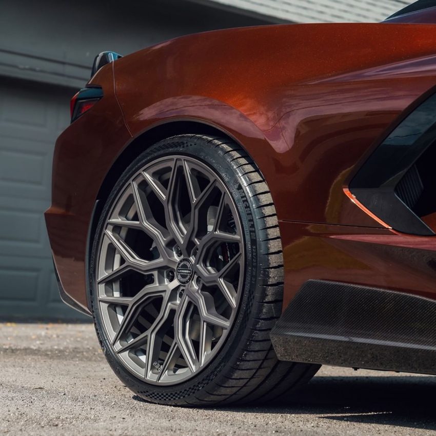 2022 Corvette Upgraded With New Vossen HF-2 Wheels