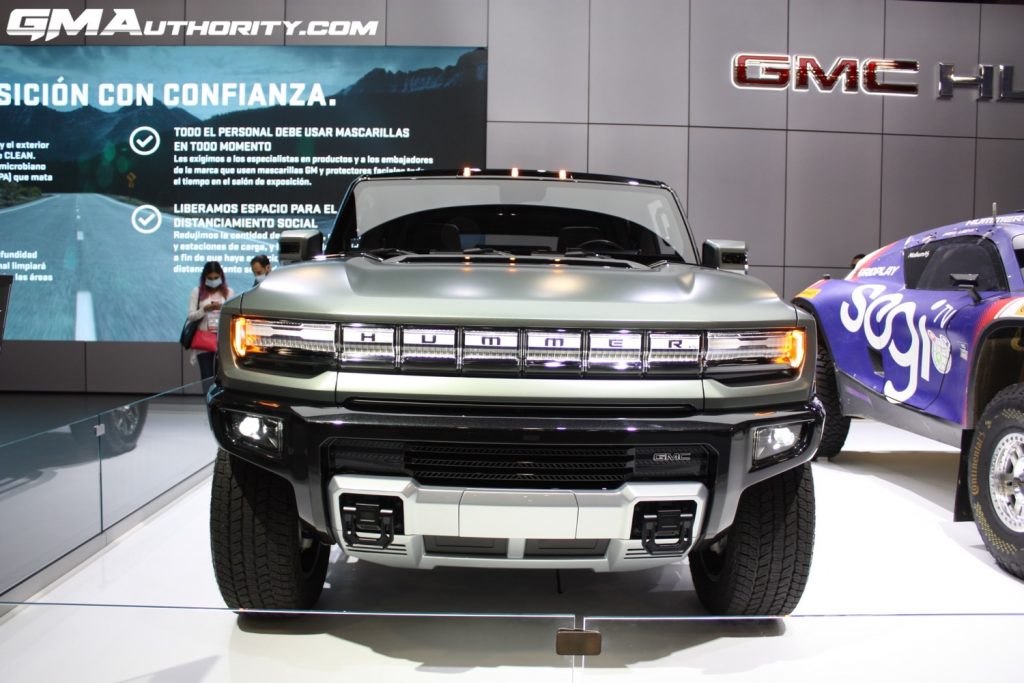Production of the GMC Hummer EV SUV is underway now.