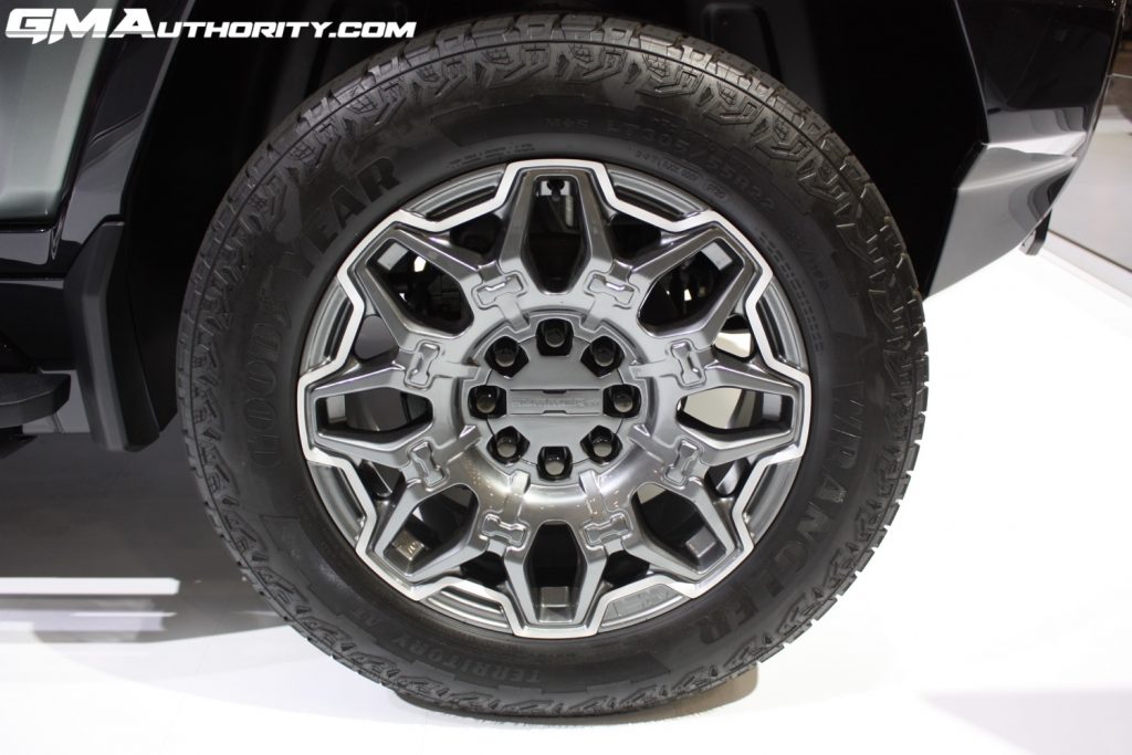 The GMC Hummer EV SUV offers a total of five wheel sets.