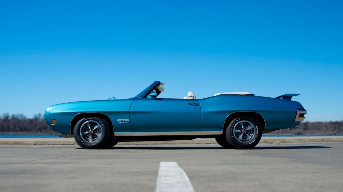 Bermuda Blue 1970 Pontiac GTO Convertible Headed To Auction